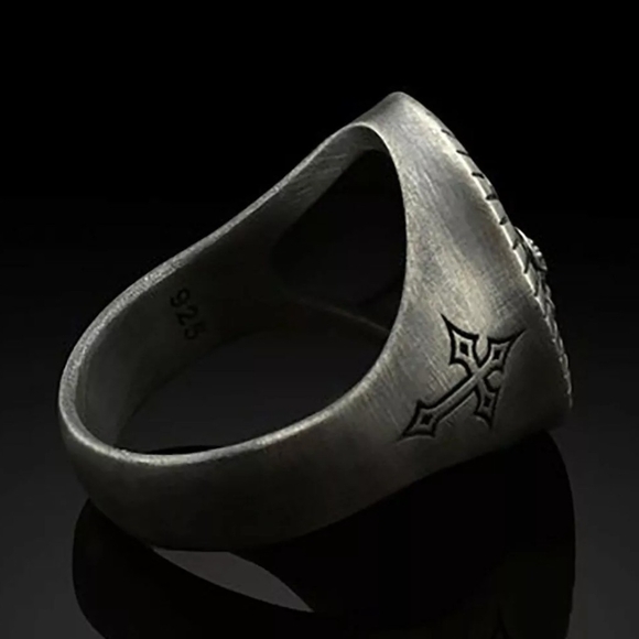 Silver Jesus Ring - Picture 4 of 5